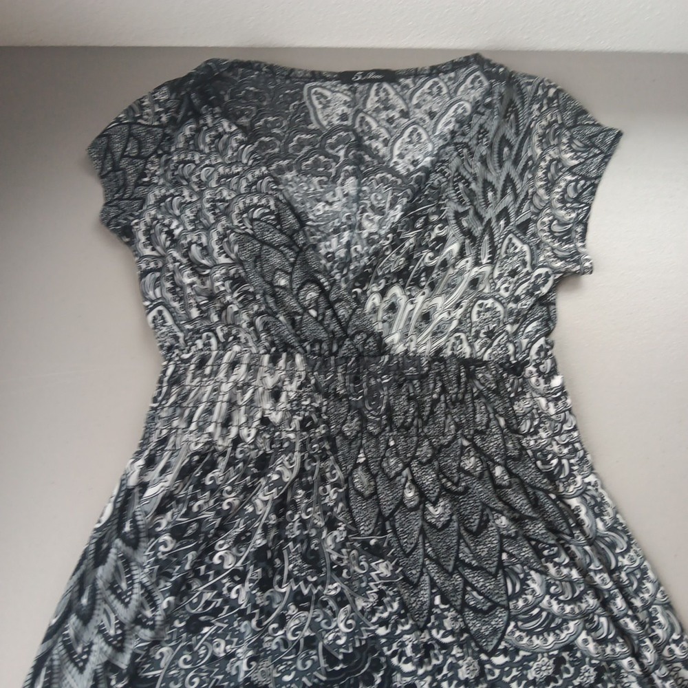 Y2K Style Dress Womens Small Babydoll Whimsigoth Fitted Black Office Siren Beach - Picture 6 of 9